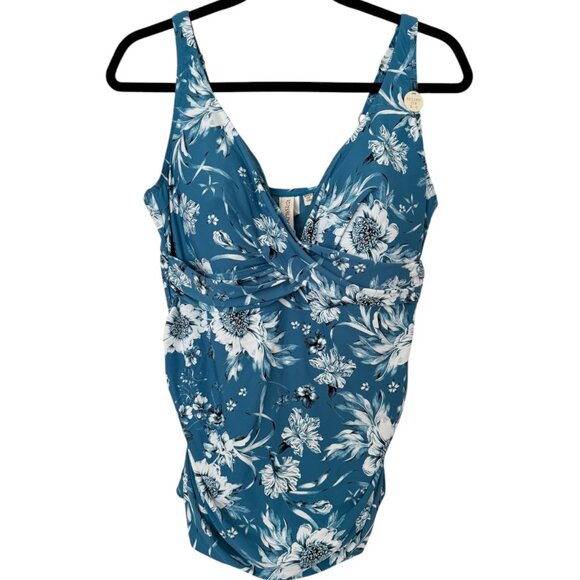 NWT Artesands Fleur Du Champ Delacroix D~G Cup Tankini Top-US 14 - Picture 2 of 7